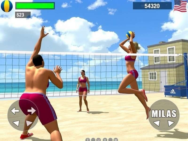 Elite Beach Volley Game Screenshot